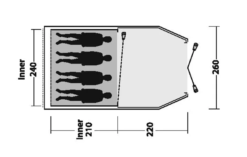 Outwell Dash 4 Tent - 2022 Model-2